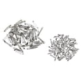 thumbnail image 1 of Clip De Broches Franceses De Plata 100pcs Para Lazos Para El Cabello Clip Francés De Metal 58 / 78mm Salvador Hair Barrette Women, 1 of 10