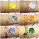 thumbnail image 4 of 18 Colors Mermaid Sequins Gel Holographic Sequins Hair Body Face Glitter Gel Art Loose Sequins, 4 of 5