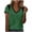 Army Green(Womens Shirts), variant on Women's Short Sleeve V Neck T Shirts Color Block Trendy Tee Tops Loose Fit Casual Summer Blouses