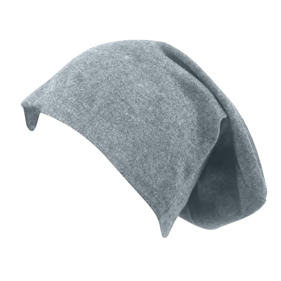 UTSJKR Women's Cotton Streetwear Fashion Hip Hop Hat, Slouchy Comfy Beanie Cap Lightweight Casual Skull Caps Dark Gray