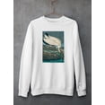 thumbnail image 3 of A Wood Ibis Sweatshirt Men -John James Audubon Designs, Male 5X-Large, 3 of 4