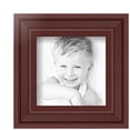 thumbnail image 2 of ArtToFrames 5" x 5" Cherry Picture Frame, 5x5 inch Red MDF Poster Frame (WOM-4333), 4 Pack, 2 of 6