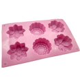 thumbnail image 4 of Molde de silicona Foohvr con forma de flor 6 paquetes color rosa, 4 of 5