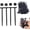 50PC, variant on Zip Tie Rivets, Nylon Universal Cable Tie Buckle, T Zip Tie with Button for Bumper, Fender, Door Panel, Trim & Engine Splash Shield Retainer (50)