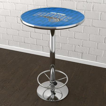 Orlando Magic NBA City Chrome Pub Table - Blue, Black, Silver