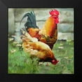 thumbnail image 2 of Pautov, Igor 20x20 Black Modern Framed Museum Art Print Titled - Bird Yard, 2 of 5