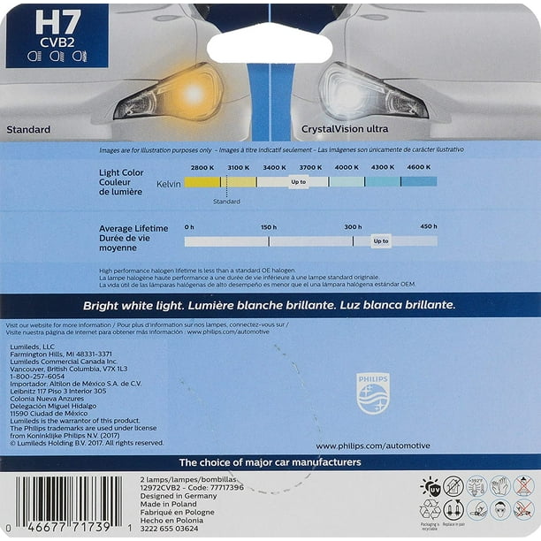 Philips h7 online bright white light