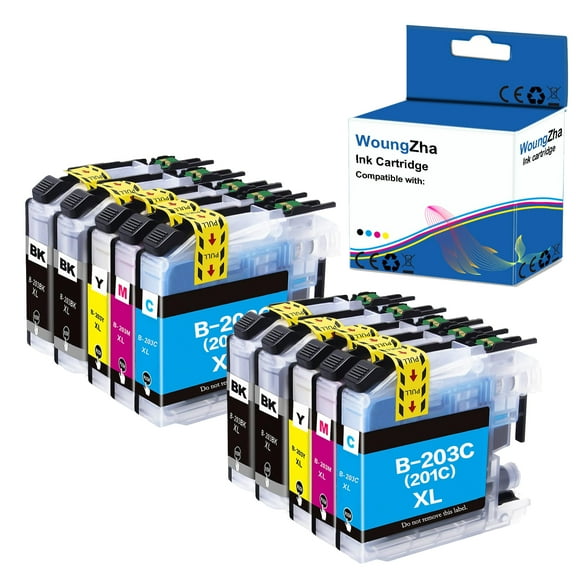 LC203XL Ink Cartridge Replacement for Brother LC203XL LC201XL LC203 LC201 Compatible with MFC-J480DW MFC-J880DW MFC-J4420DW MFC-J680DW MFC-J885DW (10 Pack)