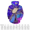 thumbnail image 2 of Golden Splash on Purple Blue Canvas 3d Sweatshirts Hoodie Fashion Casual Personality Men's Women Street Hoodie Pullovers Long Sleeve Comfortable Top, 2 of 6