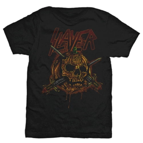 Slayer Unisex T-Shirt Skull Pumpkin (Small)