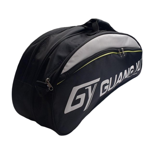 Decodeary Tennis Racket Bag for Badminton Enthusiasts Badminton Racquets Squash School Black