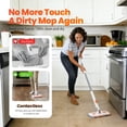 thumbnail image 5 of Snap Grip Mini Mop|Cloth Changing Mini Mop|Dust Cleaner Lazy Mops with Locking Head for Multi Surface Clean,Wet & Dry Mopping and Sweeping Cleaning, 5 of 9
