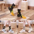 thumbnail image 4 of LOFIR Womens Toe Socks, Comfy Cotton Novelty Cute Cat Animal Pattern Casual Ankle Socks for Running Athletic, 5 Pairs, 4 of 4