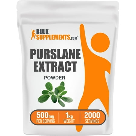 BulkSupplements Portulaca Oleracea Extract Powder - 500mg per Serving - 1 Kilogram (2.2 lbs) - 2000 Servings