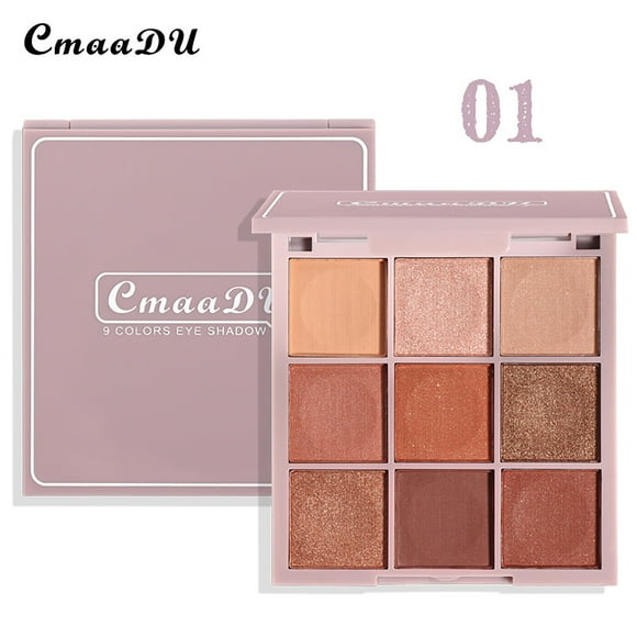 RKSTN Eyeshadow Palette Cosmetic Matte Eyeshadow Cream Makeup Palett Set 9 Colors Eyeshadow Eyeshadow Palette