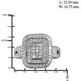 thumbnail image 2 of JewelersClub White Diamond 1 Carat Ring with Sterling Silver for Women & Girls, 2 of 2