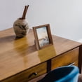 thumbnail image 3 of STRANDCHIC 1Pcs Flower Shadow Box Display Frame Case for Art Crafts in Coffee Wood, 3 of 6