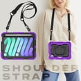 thumbnail image 7 of XYX For iPad Mini 7th/6th Generation Case 8.3 inch 2024/2021, 360 Rotating Shockproof Cover with Stand, Handle, Shoulder Strap, Purple, 7 of 7