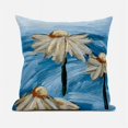 thumbnail image 2 of Hawaii Floral Oil Duo Indoor/Outdoor Pillow with Removable Cover in White Green20x20, 2 of 6