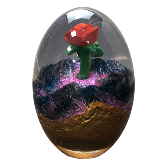 Resina De Cristal De Huevo De Dragón Transparente, Recuerdo Ornamental, Artesanía De Resina, Adornos De Escritorio Para El Hogar, Regalo Exquisito Guardurnaity HA041332-04