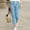 Blue, variant on SNKSDGM Women's Plus Womens Linen Pants Petite Short Length Womens Dress Pants Petite Wide Leg Women Summer High Waisted Pants Wide Leg Long Pant Trousers with Pocket