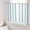 Gray turquoise, variant on Sheer Curtains 108 Inches Long 2 Panels Set for Living Room, Green Navy Blue Striped Semi Sheer Curtains for Windows, Farmhouse Stripe Art Voile Window Treatments Rod Pocket Curtain