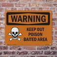 thumbnail image 5 of Keep Out Poison Baited Area OSHA WARNING Aluminum Sign 24 Inch x 18 Inch - 5 Pack, 5 of 8
