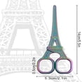 thumbnail image 2 of HLONK 1Set 4.7Inch Stainless Steel Sewing Scissors Butterfly Pattern Pointed Tip Rainbow Color, 2 of 9