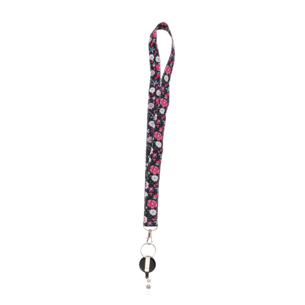 Wxqbjtam Fashion Chinese Floral ID Badge Holders Lanyard Mobile Neck Strap Key Chain Hook 13