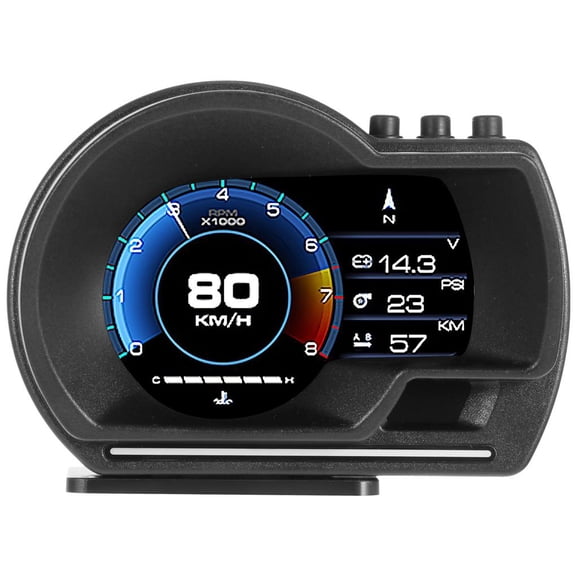 Pantalla Frontal Obd Ap-6+ Gps Sistemas Duales Pantalla Hud Para Automóvil Pantalla De Indicador Portátil Pantalla Inteligente De Advertencia De Exceso De Velocidad Yuarrent VI006319-00