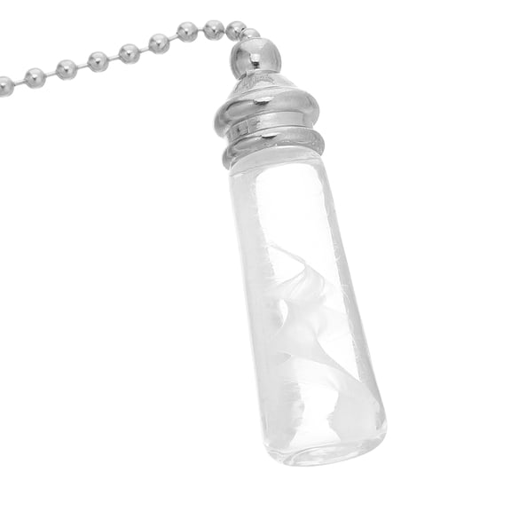 Raindrops Stylish Glass and Iron Ceiling Fan Pull Chain for Home Decor