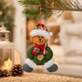 thumbnail image 4 of JHRGJIO Christmas Character Hanging Ornament with Heart Embellishment, Xmas Tree Pendant Accent, Festive Decor Display Christmas Decorations Indoor Outdoor Winter Decor, 4 of 7