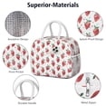 thumbnail image 4 of Lunch Bag Lunch Box for Women Reusable Insulated Lunch Bags,Water-Resistant Strawberry Pattern Cooler Lunch Tote Bag, Large Capacity for Work Travel Picnic, 4 of 6