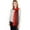 Red, variant on Women's Lightweight Gradient Chiffon Scarves with Flowing Ruffled Edges in Vibrant Multi-Color Designs-Red