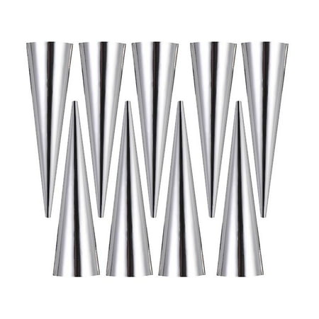 

9pcs Conical Shaped Croissant Mould
