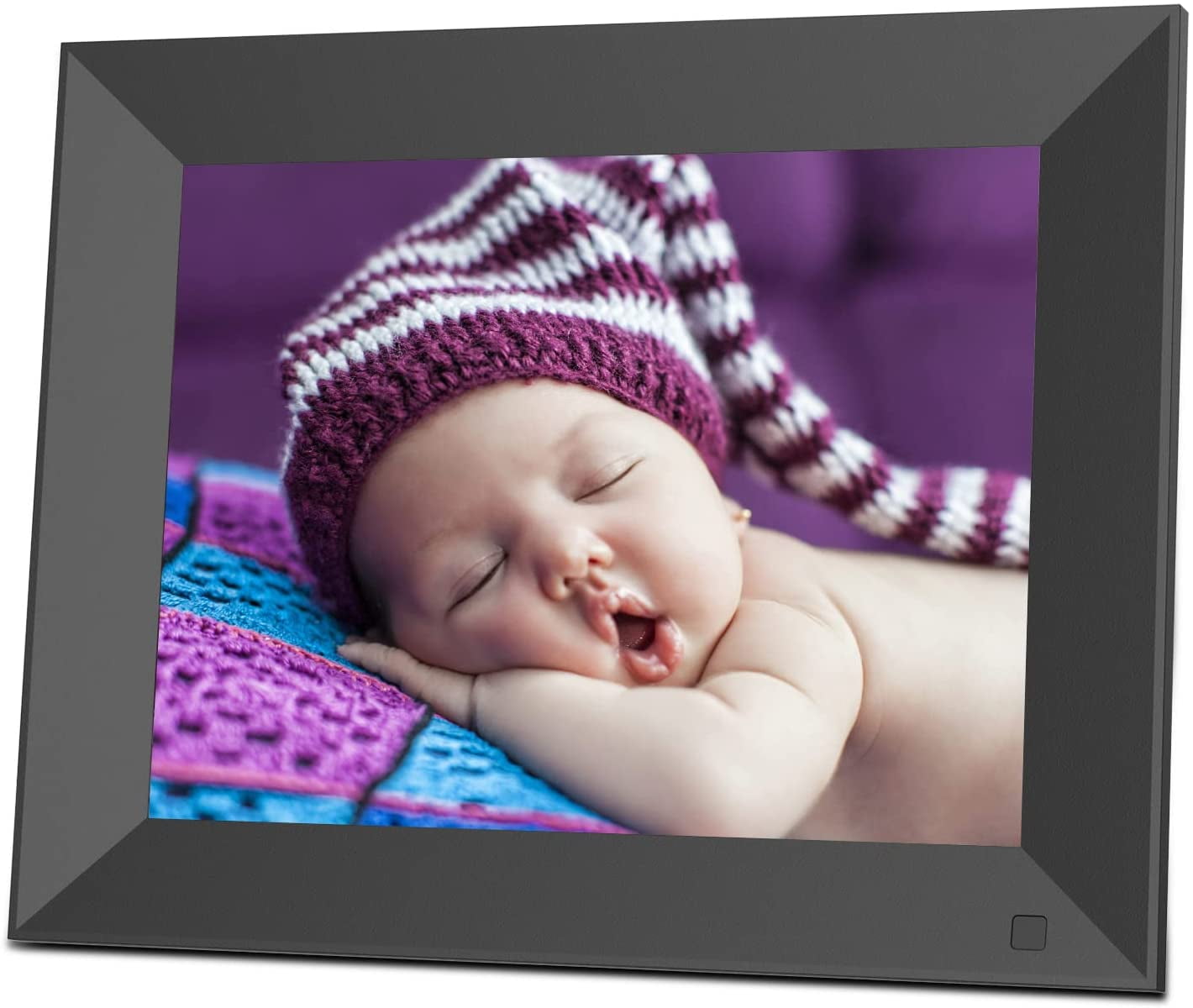 NexFoto Digital Picture Frame IPS Display, Remote Control, Wall
