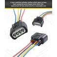 thumbnail image 4 of 4PCS Automobile Ignition Coil Wire Harness Connector,Ignition Coil Repair Plug Connector Pigtail Replacement,Car Accessories, Replaces OEM Part Number: 90980-11885,90919-02240, 4 of 6