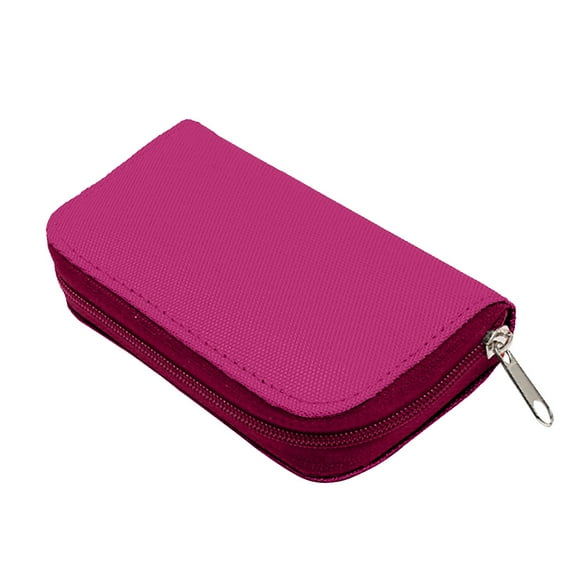 Memory Card Case Carrier, Furenl 22 Slots Sd Memory Card Storage Zipper Case Protector Clip Wallet, Memory Pack*1