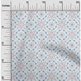 thumbnail image 1 of oneOone Polyester Lycra Medium Blue Fabric Dot|Heart & Shapes Geometric Diy Clothing Quilting Fabric Print Fabric By Yard 56 Inch Wide, 1 of 4