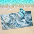 thumbnail image 7 of Summer Savings Boovnll Beach Towels, 32x63" High Absorbent Quick Dry Sand Free Microfiber Lightweight Beach Towel for Beach, Yoga, Gym, Travel, Pool, Beach Accessories, Beach Towels Oversized, 7 of 7