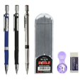 thumbnail image 2 of 2.0mm Mechanical Pencil Set 2B Automatic Pencils with Color/Black Lead Refills for Draft Drawing  Writing  Crafting  Art Sketch, 2 of 6