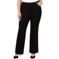 thumbnail image 2 of Pantalones acampanados casuales Anne Klein para mujer Negro 22W, 2 of 2