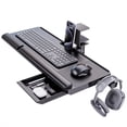 thumbnail image 1 of Klearlook Keyboard Tray Under Desk with 360&deg; Rotation, Ergonomic Computer Keyboard & Mouse Tray 25"W&times;11.02"D Sit Stand Desk Keyboard Holder, 1 of 6