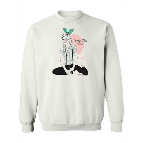Holy Chic. Sweatshirt Women -Image by Shutterstock, Female 5X-Large