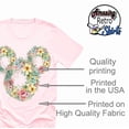 thumbnail image 3 of Mickey Springtime Wreath Flower and Garden Vacation Shirt Unisex Casual Short Sleeve (Light Pink-2X Large), 3 of 4