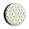 thumbnail image 1 of Fotbe Mallard Ducks Funda de Llanta de Repuesto con Estampado, Engrosada, Ajuste Universal para Jeep, Remolque, RV, SUV, Camión-14 inch, 1 of 6