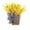yellow, variant on Spring Wreath Basket, Yellow Wreath for Front Door, Forsythia Door Basket, Easter Front Door Wreath with Artificial Floral, Spring Simulation Flower Decor for Home & Porch
