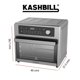 thumbnail image 2 of Kashbill – Horno Eléctrico Con Air Fryer H20 Plateado, Puerta Abatible, Horno Freidora De Aire Para Panadería Y Repostería, Convección Eléctrica, Multifunción, 2 of 9