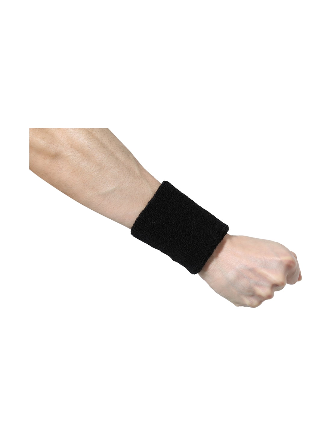 Unique Bargains Unisex Athletic Thick Wrist Cotton Terry Cloth