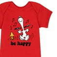 thumbnail image 3 of Peanuts - Snoopy & Woodstock Dance Happily - Infant Baby One Piece, 3 of 6